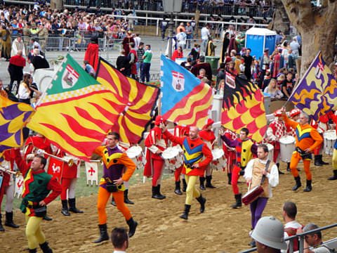 Flag Throwers at the Asti Palio